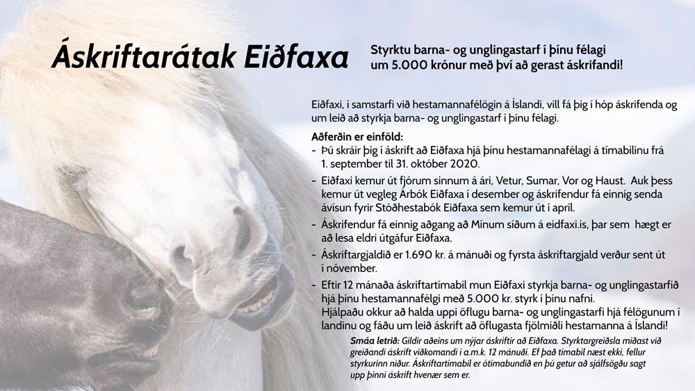 Askrift eidfaxi